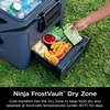 image:imageNinja FrostVault 50qt Hard Cooler with Dry Storage Drawer Spanish Moss  Ninja FrostVault keeps food cool dry amp separate under 40F for days with 50qt capacity holding up to 80 cansLakeshore Blue
