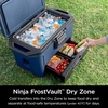 image:imageNinja FrostVault 50qt Hard Cooler with Dry Storage Drawer Spanish Moss  Ninja FrostVault keeps food cool dry amp separate under 40F for days with 50qt capacity holding up to 80 cansLakeshore Blue