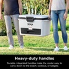 image:imageNinja FrostVault 50qt Hard Cooler with Dry Storage Drawer Spanish Moss  Ninja FrostVault keeps food cool dry amp separate under 40F for days with 50qt capacity holding up to 80 cansCloud White