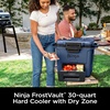 image:imageNinja FrostVault 50qt Hard Cooler with Dry Storage Drawer Spanish Moss  Ninja FrostVault keeps food cool dry amp separate under 40F for days with 50qt capacity holding up to 80 cansLakeshore Blue