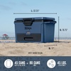 image:imageNinja FrostVault 50qt Hard Cooler with Dry Storage Drawer Spanish Moss  Ninja FrostVault keeps food cool dry amp separate under 40F for days with 50qt capacity holding up to 80 cansLakeshore Blue