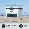 image:imageNinja FrostVault 50qt Hard Cooler with Dry Storage Drawer Spanish Moss  Ninja FrostVault keeps food cool dry amp separate under 40F for days with 50qt capacity holding up to 80 cansLuminous Blue