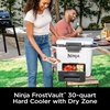 image:imageNinja FrostVault 50qt Hard Cooler with Dry Storage Drawer Spanish Moss  Ninja FrostVault keeps food cool dry amp separate under 40F for days with 50qt capacity holding up to 80 cansCloud White