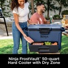 image:imageNinja FrostVault 50qt Hard Cooler with Dry Storage Drawer Spanish Moss  Ninja FrostVault keeps food cool dry amp separate under 40F for days with 50qt capacity holding up to 80 cansLakeshore Blue