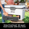image:imageNinja FrostVault 50qt Hard Cooler with Dry Storage Drawer Spanish Moss  Ninja FrostVault keeps food cool dry amp separate under 40F for days with 50qt capacity holding up to 80 cansStrawberry Rhubarb