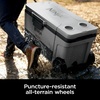 image:imageNinja FrostVault 65qt Cooler with Wheels Dry Storage Drawer Birch Beige  Ninja FrostVaults 65qt capacity holds 97 cans keeps food cool amp dry and rolls easily on allterrain wheelsSlate Gray