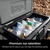 image:imageNinja FrostVault 65qt Cooler with Wheels Dry Storage Drawer Birch Beige  Ninja FrostVaults 65qt capacity holds 97 cans keeps food cool amp dry and rolls easily on allterrain wheelsSlate Gray