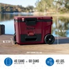 image:imageNinja FrostVault 65qt Cooler with Wheels Dry Storage Drawer Birch Beige  Ninja FrostVaults 65qt capacity holds 97 cans keeps food cool amp dry and rolls easily on allterrain wheelsMerlot