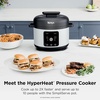 image:imageNinja HyperHeat 9in1 Pressure Cooker 65qt Stone Purple PC201SP  Cooks 2X faster Sear Saut Slow Cook Steam amp Sous Vide 1200W PFASfree pot removable SimpliServe pot for easy servingWhite