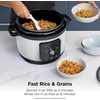 image:imageNinja HyperHeat 9in1 Pressure Cooker 65qt Stone Purple PC201SP  Cooks 2X faster Sear Saut Slow Cook Steam amp Sous Vide 1200W PFASfree pot removable SimpliServe pot for easy servingWhite