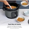 image:imageNinja HyperHeat 9in1 Pressure Cooker 65qt Stone Purple PC201SP  Cooks 2X faster Sear Saut Slow Cook Steam amp Sous Vide 1200W PFASfree pot removable SimpliServe pot for easy servingGrey