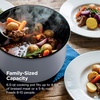 image:imageNinja HyperHeat 9in1 Pressure Cooker 65qt Stone Purple PC201SP  Cooks 2X faster Sear Saut Slow Cook Steam amp Sous Vide 1200W PFASfree pot removable SimpliServe pot for easy servingWhite