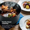 image:imageNinja HyperHeat 9in1 Pressure Cooker 65qt Stone Purple PC201SP  Cooks 2X faster Sear Saut Slow Cook Steam amp Sous Vide 1200W PFASfree pot removable SimpliServe pot for easy servingGrey