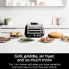image:imageNinja IG651 Foodi Smart XL Pro 7in1 Indoor GrillGriddle Combo use Opened or Closed Air Fry Dehydrate amp More Pro Power Grate Flat Top Crisper Smart Thermometer Black