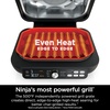 image:imageNinja IG651 Foodi Smart XL Pro 7in1 Indoor GrillGriddle Combo use Opened or Closed Air Fry Dehydrate amp More Pro Power Grate Flat Top Crisper Smart Thermometer Black