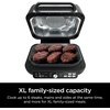 image:imageNinja IG651 Foodi Smart XL Pro 7in1 Indoor GrillGriddle Combo use Opened or Closed Air Fry Dehydrate amp More Pro Power Grate Flat Top Crisper Smart Thermometer Black