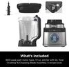 image:imageNinja Kitchen System BlendSense Tech 72 oz 1800PW Black TB401  BlendSense Tech for smoothies cookie dough salsa amp more 8cup processor bowl 24oz cup 1800 peak wattsNinja BlendSense