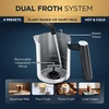 image:imageNinja Luxe Caf Premier 3in1 Espresso Machine Drip Coffee amp Cold Brew  Builtin Grinder HandsFree Milk Frother and Assisted Tamper for Cappuccinos amp Lattes Stainless Steel ES601Stainless Steel