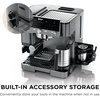 image:imageNinja Luxe Caf Premier 3in1 Espresso Machine Drip Coffee amp Cold Brew  Builtin Grinder HandsFree Milk Frother and Assisted Tamper for Cappuccinos amp Lattes Stainless Steel ES601Gunmetal