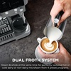 image:imageNinja Luxe Caf Premier 3in1 Espresso Machine Drip Coffee amp Cold Brew  Builtin Grinder HandsFree Milk Frother and Assisted Tamper for Cappuccinos amp Lattes Stainless Steel ES601Gunmetal