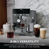image:imageNinja Luxe Caf Premier 3in1 Espresso Machine Drip Coffee amp Cold Brew  Builtin Grinder HandsFree Milk Frother and Assisted Tamper for Cappuccinos amp Lattes Stainless Steel ES601Gunmetal