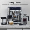 image:imageNinja Luxe Caf Premier 3in1 Espresso Machine Drip Coffee amp Cold Brew  Builtin Grinder HandsFree Milk Frother and Assisted Tamper for Cappuccinos amp Lattes Stainless Steel ES601Stainless Steel