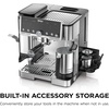 image:imageNinja Luxe Caf Pro Series Espresso Cold Brew Hot Water ES701  Drip Coffee Integrated Tamper Builtin Grinder HandsFree Frother for Cappuccinos Lattes Americanos Dairy or NonDairyStainless Steel