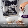 image:imageNinja Luxe Caf Pro Series Espresso Cold Brew Hot Water ES701  Drip Coffee Integrated Tamper Builtin Grinder HandsFree Frother for Cappuccinos Lattes Americanos Dairy or NonDairyStainless Steel