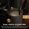 image:imageNinja Luxe Caf Pro designed by David Beckham Espresso Machine Drip Coffee Cold Brew Hot Water Integrated Tamper Builtin Grinder HandsFree Frother for Lattes amp More BlackGold ES771BK