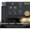 image:imageNinja Luxe Caf Pro designed by David Beckham Espresso Machine Drip Coffee Cold Brew Hot Water Integrated Tamper Builtin Grinder HandsFree Frother for Lattes amp More BlackGold ES771BK