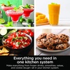 image:imageNinja Mega Kitchen System 1500W 72oz Pitcher 8Cup Black BL770AMZ  1500W allinone blends smoothies processes salsa amp dough 72oz pitcher 8cup processor bowl 2 16oz cups