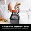 image:imageNinja Mega Kitchen System 1500W 72oz Pitcher 8Cup Black BL770AMZ  1500W allinone blends smoothies processes salsa amp dough 72oz pitcher 8cup processor bowl 2 16oz cups