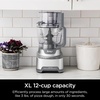 image:imageNinja NF700 Professional XL Food Processor 1000 Watts 4in1 Chopping SlicingShredding Purees Dough 12Cup Processor Bowl Silver Renewed