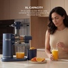 image:imageNinja NeverClog Cold Press Juicer 24oz Jug 36oz Pulp Silver JC151SL  150W hightorque auger juices fibrous fruits amp veggies Total Pulp Control 2 onetouch programs Dishwasher safeBlueberry