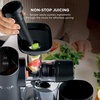 image:imageNinja NeverClog Cold Press Juicer 24oz Jug 36oz Pulp Silver JC151SL  150W hightorque auger juices fibrous fruits amp veggies Total Pulp Control 2 onetouch programs Dishwasher safeCharcoal