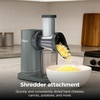 image:imageNinja NeverClog Cold Press Juicer 24oz Jug 36oz Pulp Silver JC151SL  150W hightorque auger juices fibrous fruits amp veggies Total Pulp Control 2 onetouch programs Dishwasher safeCharcoalShredder