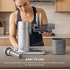 image:imageNinja NeverClog Cold Press Juicer 24oz Jug 36oz Pulp Silver JC151SL  150W hightorque auger juices fibrous fruits amp veggies Total Pulp Control 2 onetouch programs Dishwasher safeGray