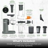 image:imageNinja NeverClog Cold Press Juicer 24oz Jug 36oz Pulp Silver JC151SL  150W hightorque auger juices fibrous fruits amp veggies Total Pulp Control 2 onetouch programs Dishwasher safeCharcoalShredder