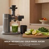 image:imageNinja NeverClog Cold Press Juicer 24oz Jug 36oz Pulp Silver JC151SL  150W hightorque auger juices fibrous fruits amp veggies Total Pulp Control 2 onetouch programs Dishwasher safeCharcoal