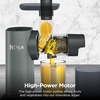 image:imageNinja NeverClog Cold Press Juicer 24oz Jug 36oz Pulp Silver JC151SL  150W hightorque auger juices fibrous fruits amp veggies Total Pulp Control 2 onetouch programs Dishwasher safeCharcoalShredder
