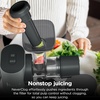 image:imageNinja NeverClog Cold Press Juicer 24oz Jug 36oz Pulp Silver JC151SL  150W hightorque auger juices fibrous fruits amp veggies Total Pulp Control 2 onetouch programs Dishwasher safeCharcoalShredder
