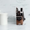 image:imageNinja NeverDull 17Pc Knife Block Set Builtin Sharpener Black K32017  Stays razorsharp 10 years Rustresistant German stainless steel blades Few swipes of the foolproof sharpener restore edge15Piece