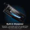 image:imageNinja NeverDull 17Pc Knife Block Set Builtin Sharpener Black K32017  Stays razorsharp 10 years Rustresistant German stainless steel blades Few swipes of the foolproof sharpener restore edge17Piece