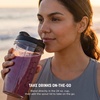 image:imageNinja NutriPlus Personal Blender 900PW 3 20oz Cups Silver BN301  900peakwatt pushtoblend motor for smoothies amp sauces 3 20oz cups 2 spout lids amp storage lid Dishwasher safeAuto Blend