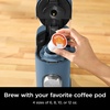 image:imageNinja Pods amp Grounds Iced Coffee Maker KCup Pod Compatible Stone PB041ST  SingleServe Brews Grounds Compact Design 56oz Reservoir 6oz Cup to 24oz Travel Mug Brew SizesBlue