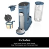 image:imageNinja Pods amp Grounds Iced Coffee Maker KCup Pod Compatible Stone PB041ST  SingleServe Brews Grounds Compact Design 56oz Reservoir 6oz Cup to 24oz Travel Mug Brew SizesBlue