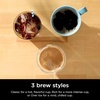 image:imageNinja Pods amp Grounds Iced Coffee Maker KCup Pod Compatible Stone PB041ST  SingleServe Brews Grounds Compact Design 56oz Reservoir 6oz Cup to 24oz Travel Mug Brew SizesBlue