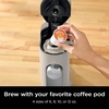 image:imageNinja Pods amp Grounds Iced Coffee Maker KCup Pod Compatible Stone PB041ST  SingleServe Brews Grounds Compact Design 56oz Reservoir 6oz Cup to 24oz Travel Mug Brew SizesStone