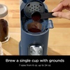image:imageNinja Pods amp Grounds Iced Coffee Maker KCup Pod Compatible Stone PB041ST  SingleServe Brews Grounds Compact Design 56oz Reservoir 6oz Cup to 24oz Travel Mug Brew SizesNavy
