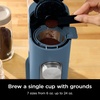 image:imageNinja Pods amp Grounds Iced Coffee Maker KCup Pod Compatible Stone PB041ST  SingleServe Brews Grounds Compact Design 56oz Reservoir 6oz Cup to 24oz Travel Mug Brew SizesBlue